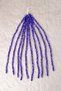 8 mm Blue Colored Round Glass Evil Eye Bead String - 1 String (48 Pieces) – Material for Bracelets, Necklaces, Prayer Beads, Keychains, Jewelry Design, and Handicraft Decoration - 2