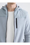 Esvab • Modern & Distinctive Hooded Fleece Men's Zippered Sweatshirt - 3