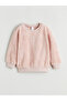 Esvab • Modern & Distinctive Heart Embroidered Girls' Plush Sweatshirt