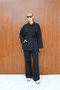 Gabardine Belted Suit 12-8843 - 2
