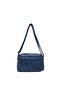 Viatox Vs 003 Multi-Compartment Washed Leather Soft Textured Women's Crossbody Shoulder Bag Light Blue