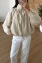 Stone-Embellished Stand-Up Collar Bomber Jacket Per9762 - 5