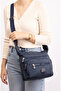 Women's Daily Crinkle Shoulder Bag Multi-Pocket Zippered Messenger Bag - 2