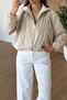 Stone-Embellished Stand-Up Collar Bomber Jacket Per9762 - 4