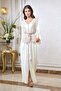 Off White, Beige Moroccan Kaftan – ELM M 664 - 3