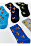 Esvab • Modern & Distinctive Embroidered Boys' Socks, Pack of 5 - 2