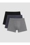 Rmz Gi̇yi̇m Farkiyla Cotton Flexible Men's Boxer 3-Pack - 2