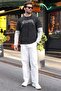 Black Printed Batik Pattern Men's T-Shirt E7194 - 6