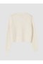 Rmz Gi̇yi̇m Farkiyla V Planting Flower Embroidered Women's Knitwear Cardigan - 8