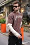 Bitter Coffee Printed Batik Pattern Men's T-Shirt E7194