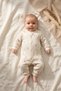 Berry Bloom 100% Cotton Strawberry Patterned 3-Piece Baby Romper Set - Ruffled Collar and Handcrafted Embroidery - 4