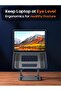 Adjustable Foldable Laptop Stand for Desk, Ergonomic Portable Aluminum 10-16" Organizer Light - 2
