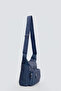 Women's Daily Crinkle Shoulder Bag Multi-Pocket Zippered Messenger Bag - 4