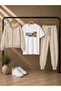 Busekids Unisex Children's Daily 3-Piece Set: Zippered Hooded Jacket, T-Shirt and Sweatpants
