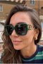 Levander Mirage New Season Popular Vintage Ultra Light Uv400 Filtered Green Women's Sunglasses
