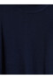 Two Mt Shop Quality Lcw Kids Navy Blue Turtleneck Boy's Knitwear Sweater - 6