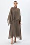 Thin Strap Patterned Lilyum Dress