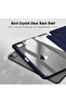 Protective Case for Apple iPad Pro 11-inch (M4 2024 / M5 2025) – Crystal Clear PC Back, Trifold Stand Smart Cover with Built-In Apple Pencil Pro Slot & Wireless Charging Support, Auto Wake/Sleep - 3