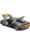 | 1/18 Ferrari - 296 GTB - Grey and Yellow | Scale Model Car for Children | Ages 3+ | 16017GR - 4