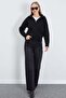Half-Zip Turtleneck Knit Sweater - 4