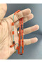 Mehmet Mercan Masterpiece, Ankle-Length Arrow-Like Cutting and Clamping Amber, Certified 10415 - 2
