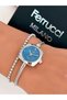 Steel Strap Special Design Women's Wristwatch with 2 Years Warranty, 3 Atm Waterproof + Bracelet as a Gift