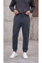 Men's Smoked 3 Thread Jogger Sweatpants with Elastic Cuffs - 5