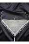 Hand Knitted Pearl Cream Bandana, Hair Accessory, Knitted Flavor/Flower Shawl - 5