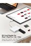 قارئ بطاقات USB C الى SD، محول بطاقة SD مع 3 منافذ SD MicroSD USB، قارئ بطاقة ذاكرة USB C من بي ان ا - 4