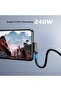 كيبل وصلة USB C 4 مع كيبل ثاندربولت 4، كيبل فيديو محول شاشة عرض 8K، كيبل شحن 240 واط، كيبل بيانات 40 - 3