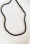 4 mm Matte Onyx Natural Stone Necklace