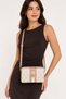 Silver Polo Crossbody Women's Bag Pink 1038 - 5