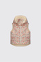 Baby Girl Floral Patterned Ecru Vest