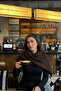 Self-Knitted Patterned Triangle Women's Shawl - 2