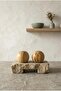 Set of 2 Round Bamboo Decorative Salt and Pepper Shakers