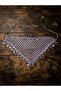 Lilac Sequin Knitted Bandana, Handmade Beach Accessory - 7