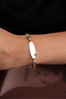 Steel Name-Engraved Evil Eye Beaded Children's Bracelet - 5