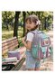 Plush Toy Detailed 3-Piece Primary School Bag Set - Multi-Compartment Water-Repellent Back-To-School Elementary School Bag - 5