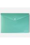 A4 Clip Folder Mint Green Metallic
