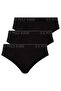 3-Pack, Cotton & Lycra, Men's Briefs, Black