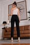 Black High Waist Mom Jeans - 2