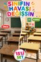 Set of 15 Washable, Stain-Resistant, Elastic School Desk Covers – with Size Options, Teacher's Desk Cover as a Gift - 4