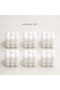 White Bubble Cube Decorative Candle – 6-Piece Set - 2