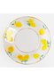 Transparent Plastic Plate with Patterned Ø20cm - 2