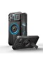 Dexnur for iPhone 16 Pro Max Case with Slide Camera Cover & Adjustable Kickstand, Durable Magnetic Protective Cover