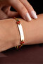 Steel Cherry Model Name-Engravable Children's Bracelet - 2