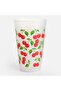 Frosty Plastic Water Cup with Patterned 470ml