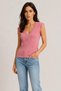 V-Neck Sleeveless Basic Blouse - 3