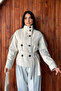 High Collar Cashmere Lined Coat - 3