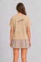 Women's Minimalist Street Lamp - Back Printed - Cream - 2